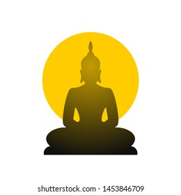 Creative design of buddha symbol