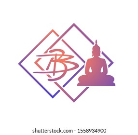 Creative design of buddha symbol