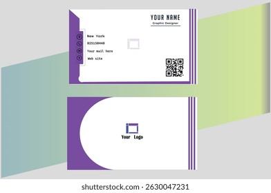 Diseño creativo para tarjeta de visita 