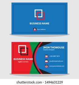 Creative Design Business Card Vector