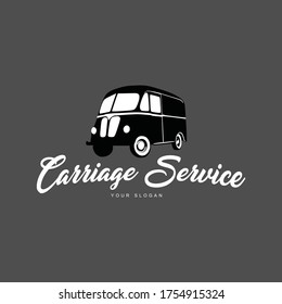creative design for carriage service logo template