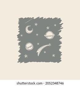 Creative design of cartoon space