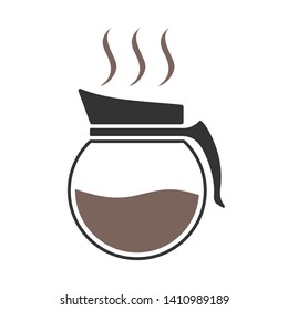 Creative design of coffee jar symbol