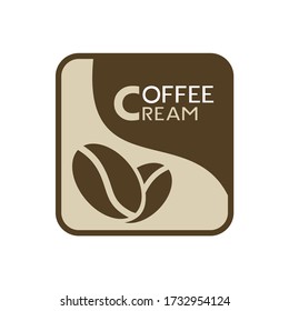 Diseño creativo del símbolo de café