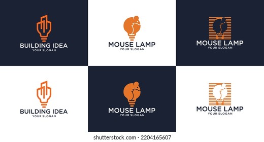 colección de diseño creativo de ratones, hámsters, animales nocturnos