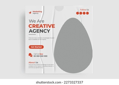 Creative design collection of social media story post templates
