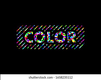 Creative design of color message