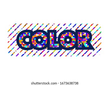 Creative design of color message
