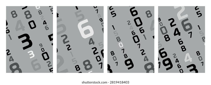 Creative design with colorful font and lettering. Cards and caps background.