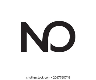 CREATIVE DESIGN OF COMBINING LETTER N AND O