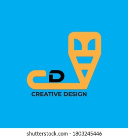  Creative Design Company logo,CD.CD logo
Black and Yellow.
