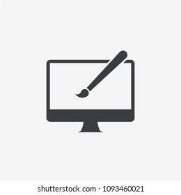 Creative Design Computer Vector Icon