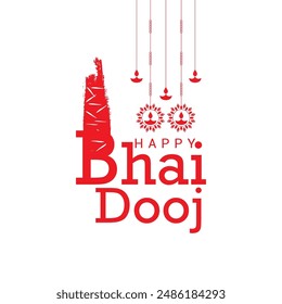 Kreatives Design-Konzept von Happy bhai dooj