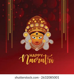 Creative design concept happy navratri