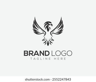 Conceito de design criativo para a sua identidade de marca. Logotipo de vetor de aves Dynamic Falcon e Eagle.