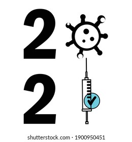 Creative design for Coronavirus vaccine vector background.Time to vaccinate.Treatment for covid-19. Vector illustration.
