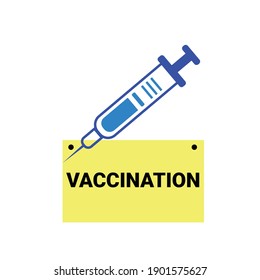 Creative design for Coronavirus vaccine vector background.Time to vaccinate.Treatment for covid-19. Vector illustration.