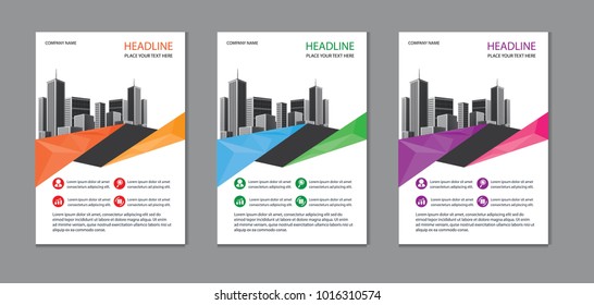 creative design cover book. brochure business template. annual report for company
