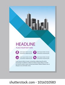 creative design cover book. brochure business template. annual report for company