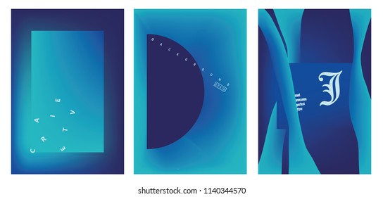 Creative design covers with vibrant gradients.