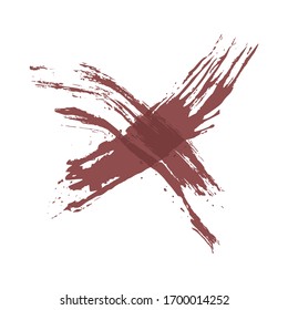 Diseño creativo de mancha de tinta de los cocoteros