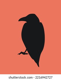 Creative design of crow illustration