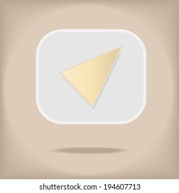 Creative design of cursor. Fully editable vector.