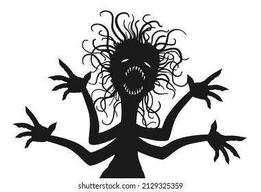 Creative design of dark monster