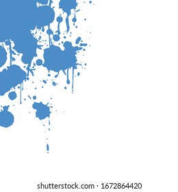 Diseño creativo de fondo decorativo de salpicaduras azules