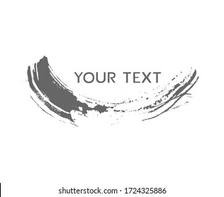 Creative design of decorative ink stain