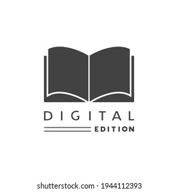 Creative design of digital book icon
