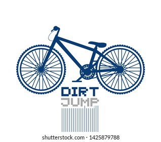 Creative design of dirt jump bicycle