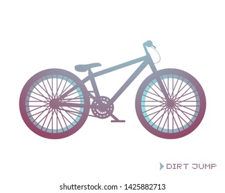 Creative design of dirt jump bicycle