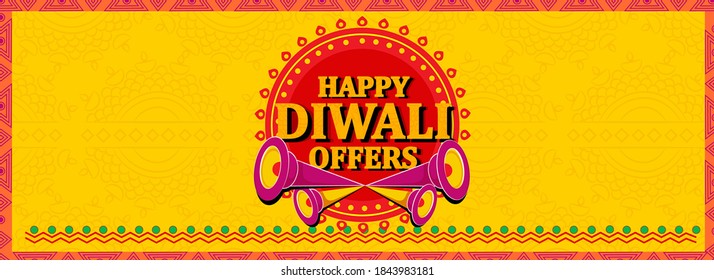 Creative design for Diwali and Diwali festival with oil lamp, DWALI sale 50% off, offer, discount