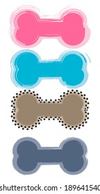 Creative design of  dog food. Fully editable vector.