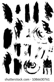 Creative design. Drawing with a brush, sponge, textile. Gouache. Prints for your design