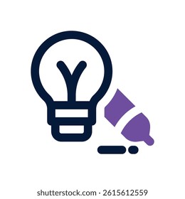 creative design dual tone icon. Sleek and modern vector icon for websites, mobile apps, marketing materials, and corporate design. Fully scalable and ready to use.