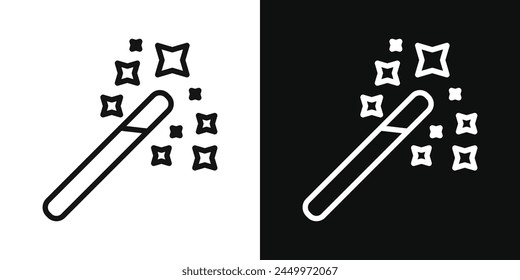 Creative Design and Editing Tools Featuring Magic Wand Icons for Digital Artwork