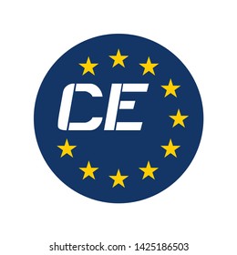 Creative design of Europe icon