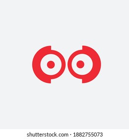 creative design of eyes for a company and branding