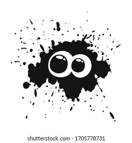 Creative design of eyes looking