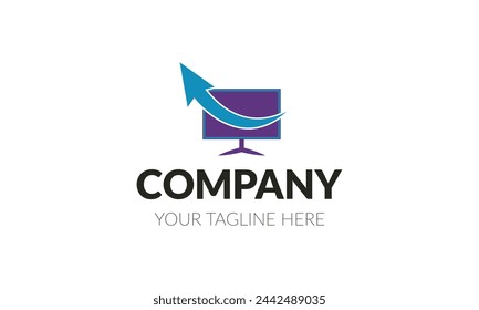 Creative Design Financial Business Logos With Combination of Arrows