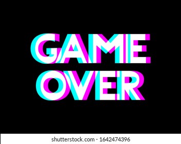 Creative design of game over message