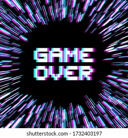 Creative design of game over message