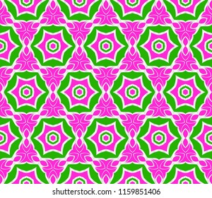 Creative design of a geometric floral background. seamless vector illustration.