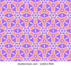 Creative design of a geometric floral background. seamless vector illustration.