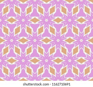 Creative design of a geometric floral background. seamless vector illustration.