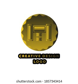 Creative Design Golden Letter M Logo Vector Great for Any Businesses/Companies/Projects/Purposes Niche