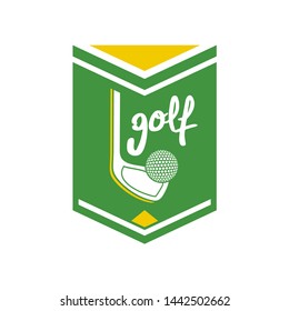 Creative design of golf emblem