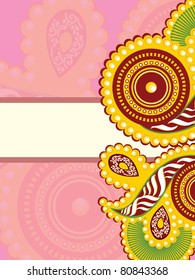 creative design greeting card for rakshabandhan